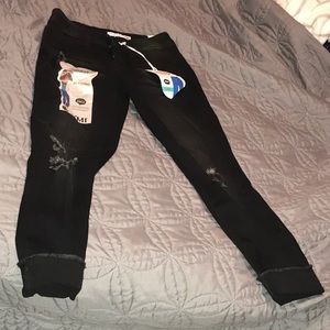 Fashion nova ankle black  jeans